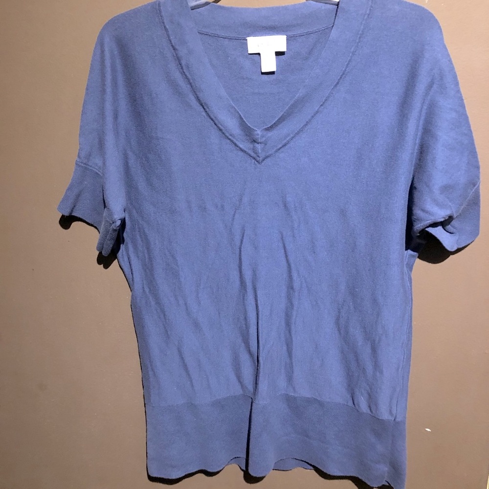 Ann Taylor med. blue short sleeve (runs small)